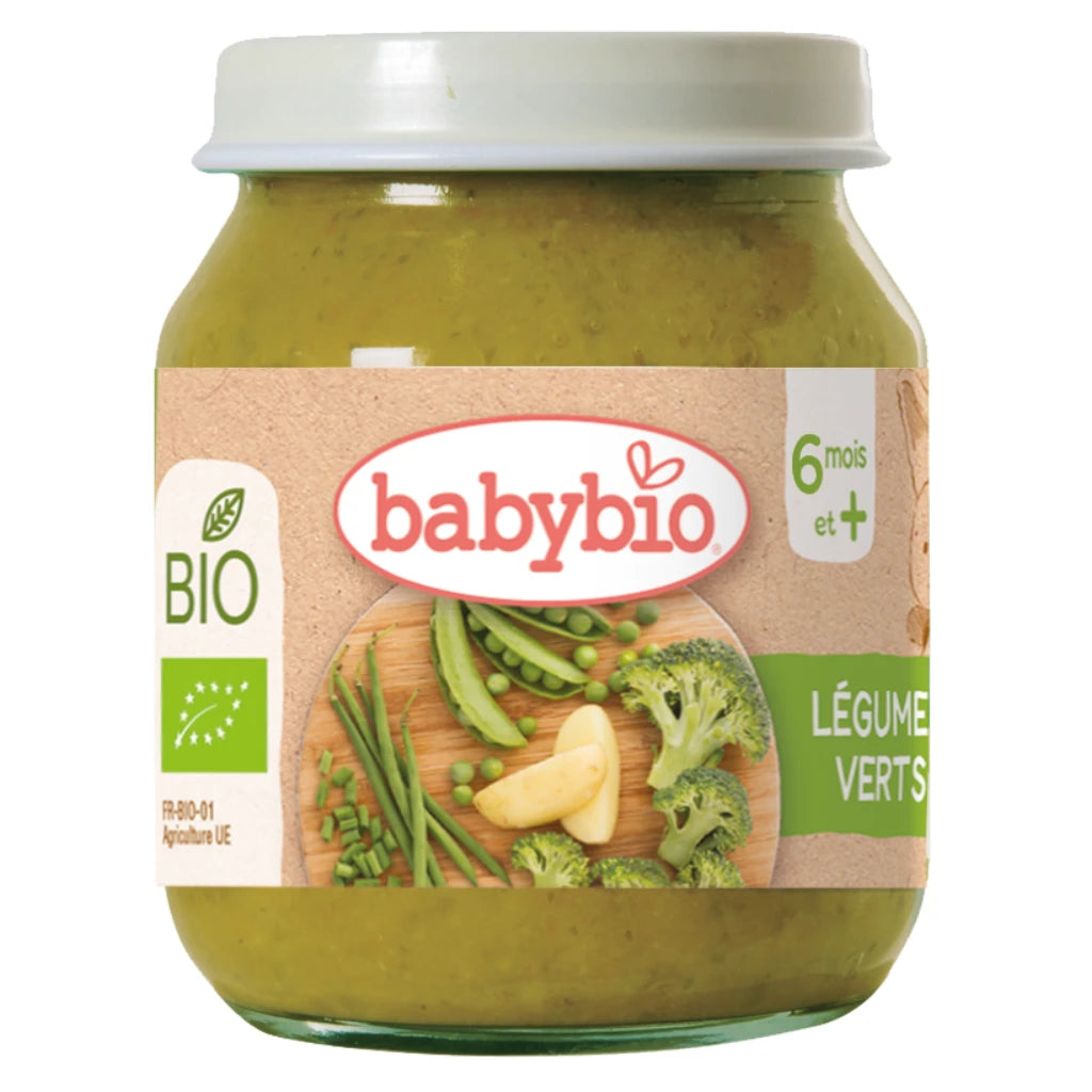 Babybio Piure din legume verzi (6+) 130g