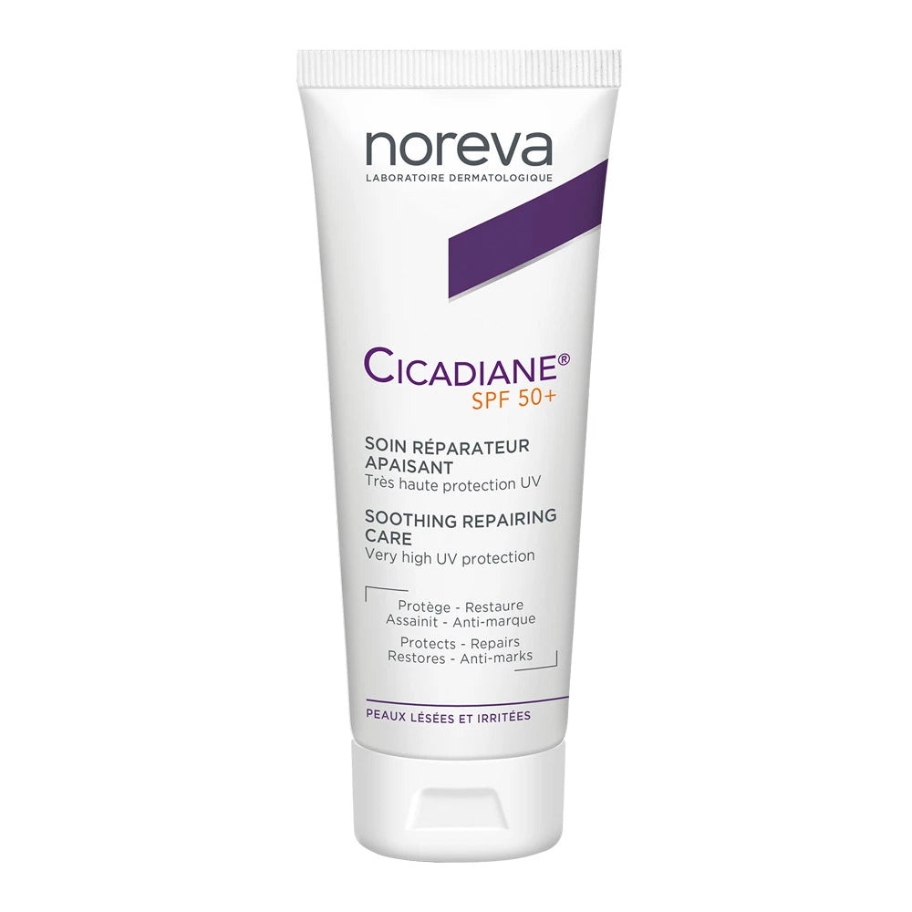 Noreva CICADIANE Cremă reparatoare foto-protectoare SPF50+, 40ml