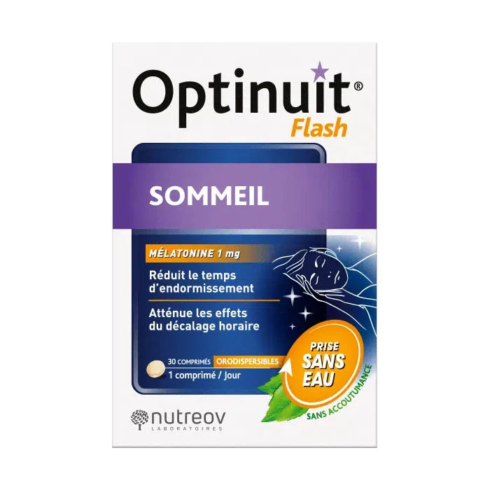 Nutreov Optinuit Flash 1mg (мелатонин) табл. orodispersabile N30