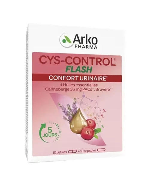 Cys-Control Flash N10 jeleuri + 10 caps.