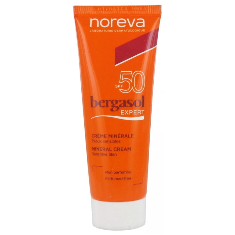 Noreva Bergasol Expert Минеральный крем SPF50, 40ml