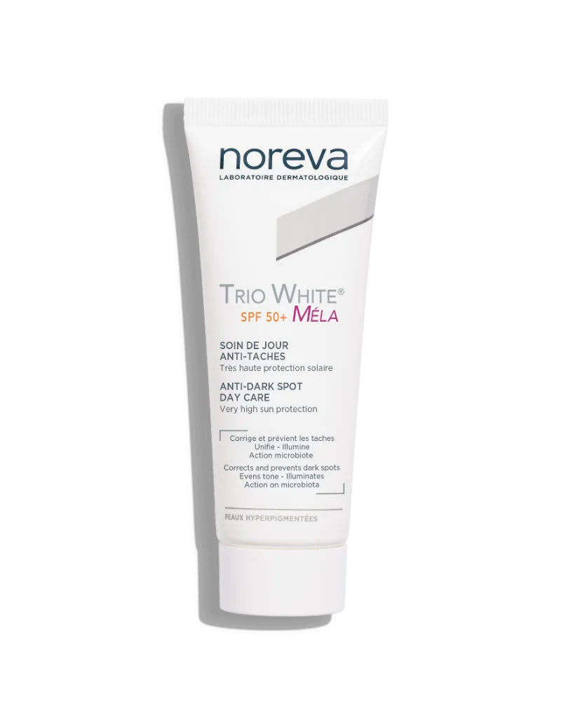 Noreva TRIO WHITE MELA JR Cremă depigmentantă de zi SPF50+, 40ml (P01966)