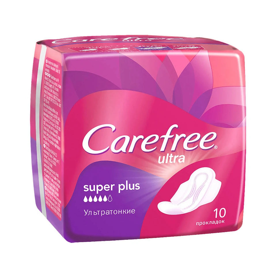 Carefree Ultra прокладки для критических дней Super Plus N10