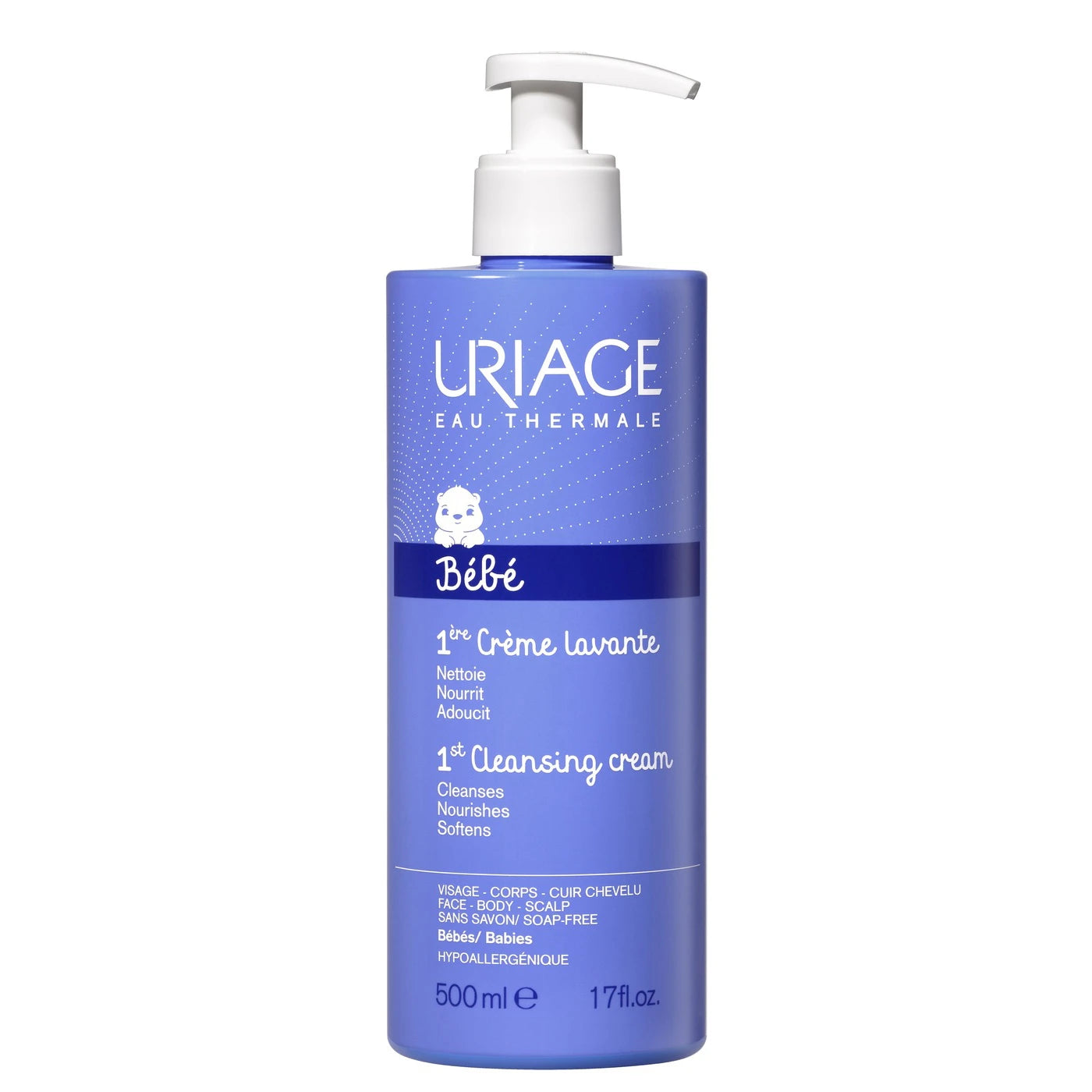 Uriage Bebe Cremă lavante fără săpun 500ml
