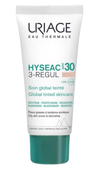 Uriage Hyseac 3-Regul Fond de ten cu SPF 30 pentru tenul gras și problematic, 40ml