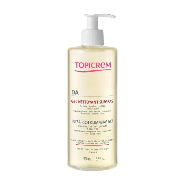 Topicrem DA Липидовосполняющий гель для душа для атопичной кожи 500ml (0875101)