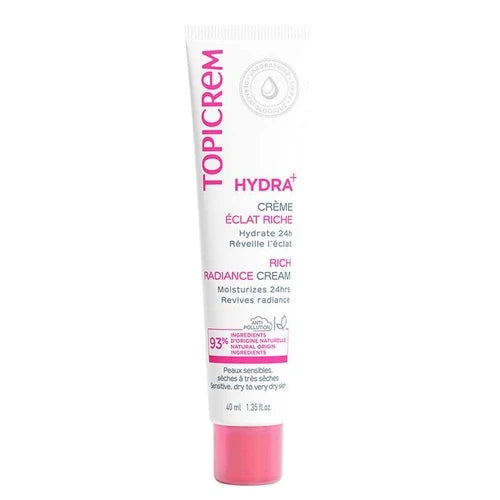 Topicrem HYDRA+ Cremăhidratantă iluminatoare Rich 40ml