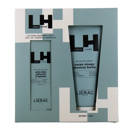 LIERAC Homme Набор Антивозрастной флюид 50 ml + Гель для душа 200ml