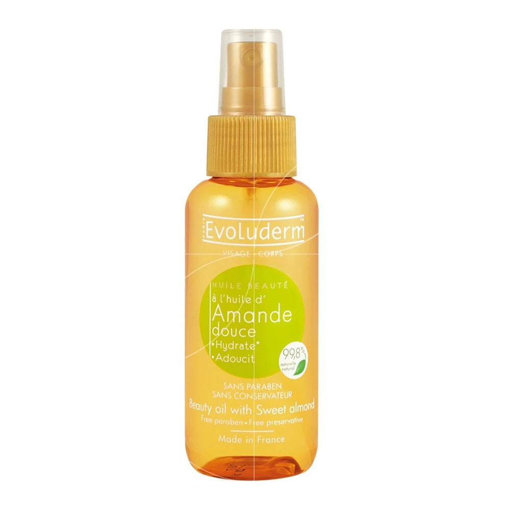 Evoluderm Масло миндаля для лица, тела и волос 100ml