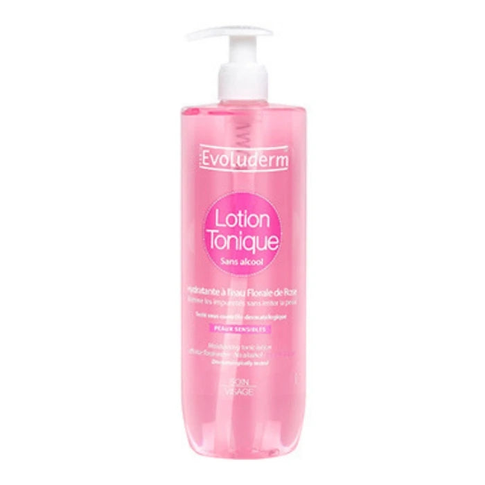 Evoluderm Loțiune tonică pentru față, extract de trandafir 500ml (3069)