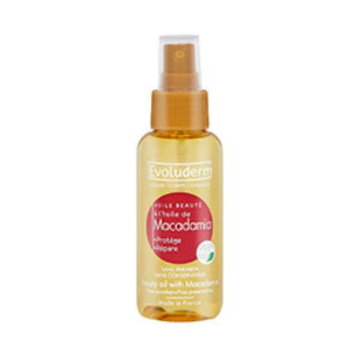 Evoluderm Ulei de macadamia pentru față, corp și păr 100ml