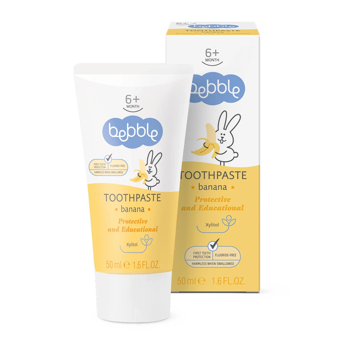 Bebble Зубная паста Банан, 6+, 50 ml