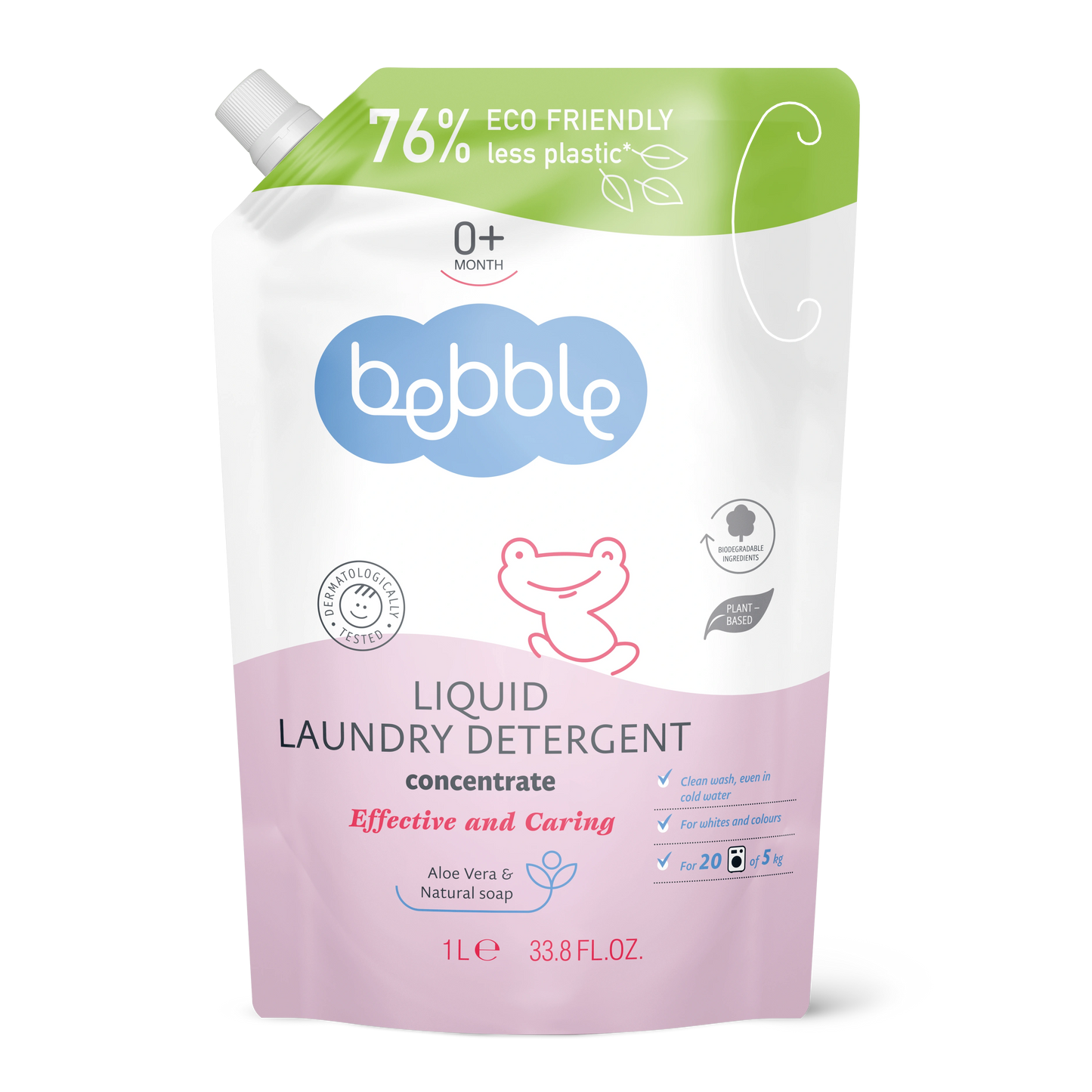 Bebble Detergent lichid 1000ml (rezervă)