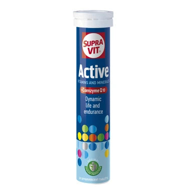 SupraVit Active + Coenzyme Q10 tab.efferv. N20
