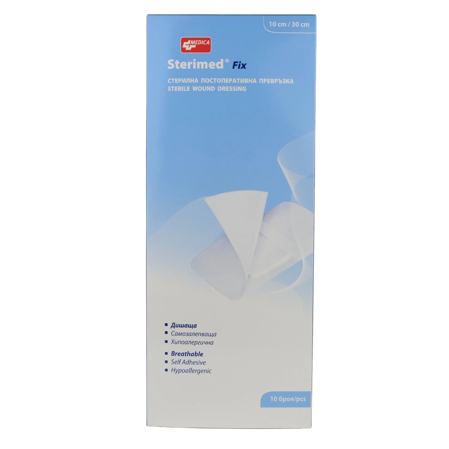 Pansament steril post-operator Sterimed Fix 10x30cm N10