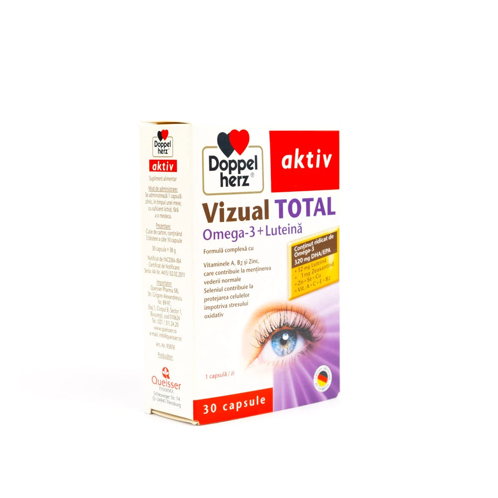 Doppelherz  Vizual Total omega-3 + luteina caps. N30