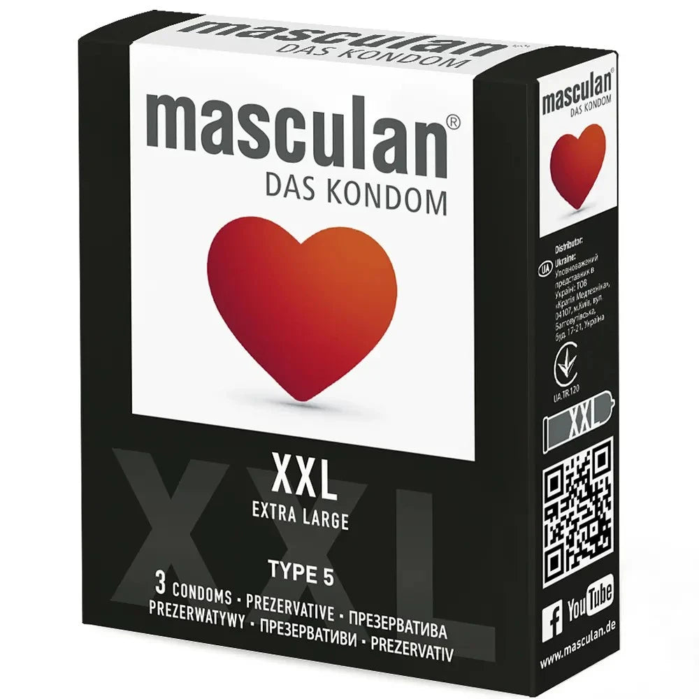 Prezervative Masculan type5 XXL Black N3