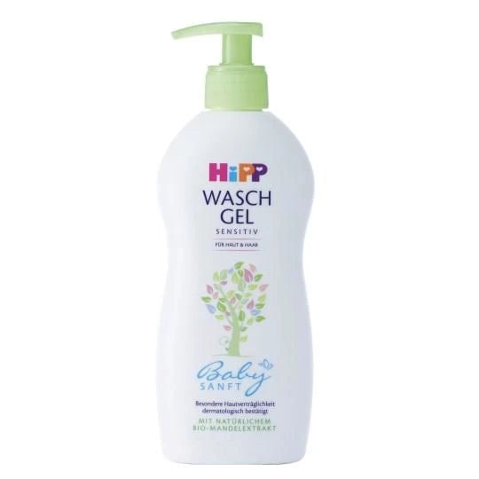 Hipp 9530/90110 BabySanft Гель для купания для волос и тела 400ml