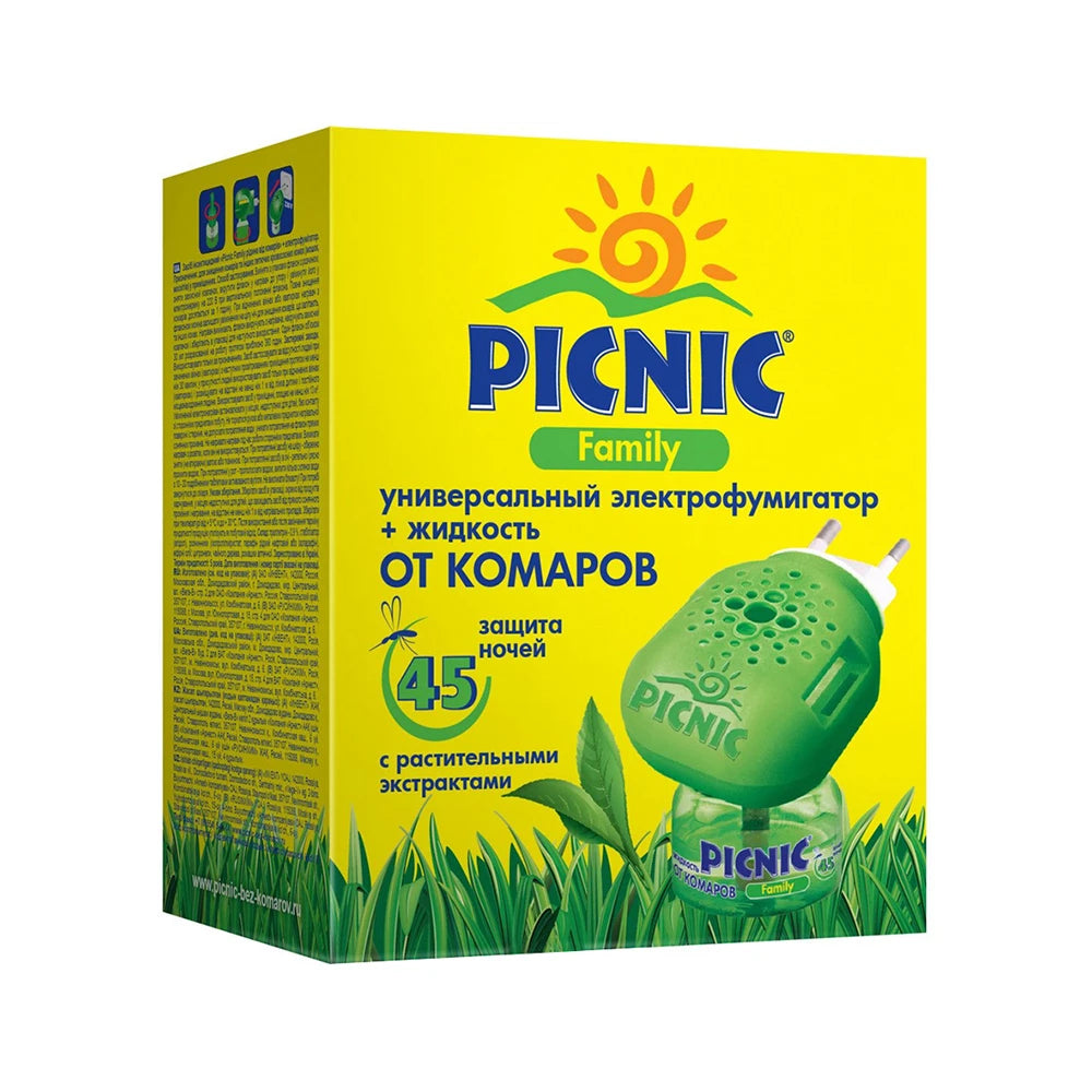 Picnic Family Набор раствора от комаров