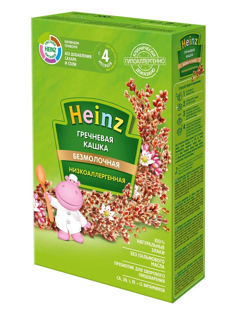 Heinz гипоаллергенная гречневая каша 200g