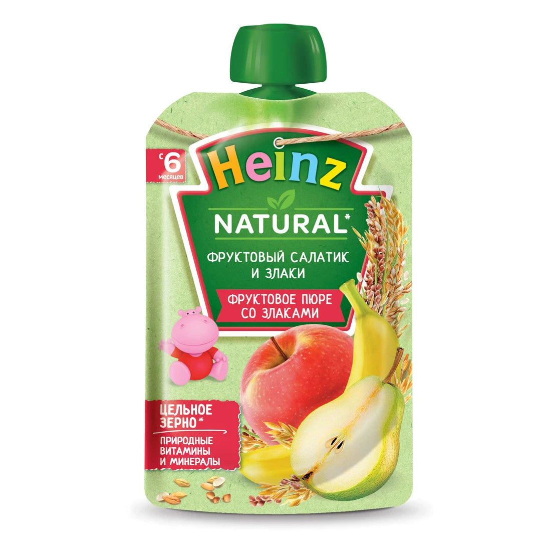 Heinz Пюре из злаков и фруктов 90g