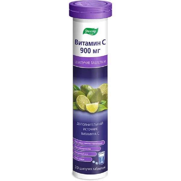 SBA Vitamina C 900mg comp.eferv. N20 (Evalar)