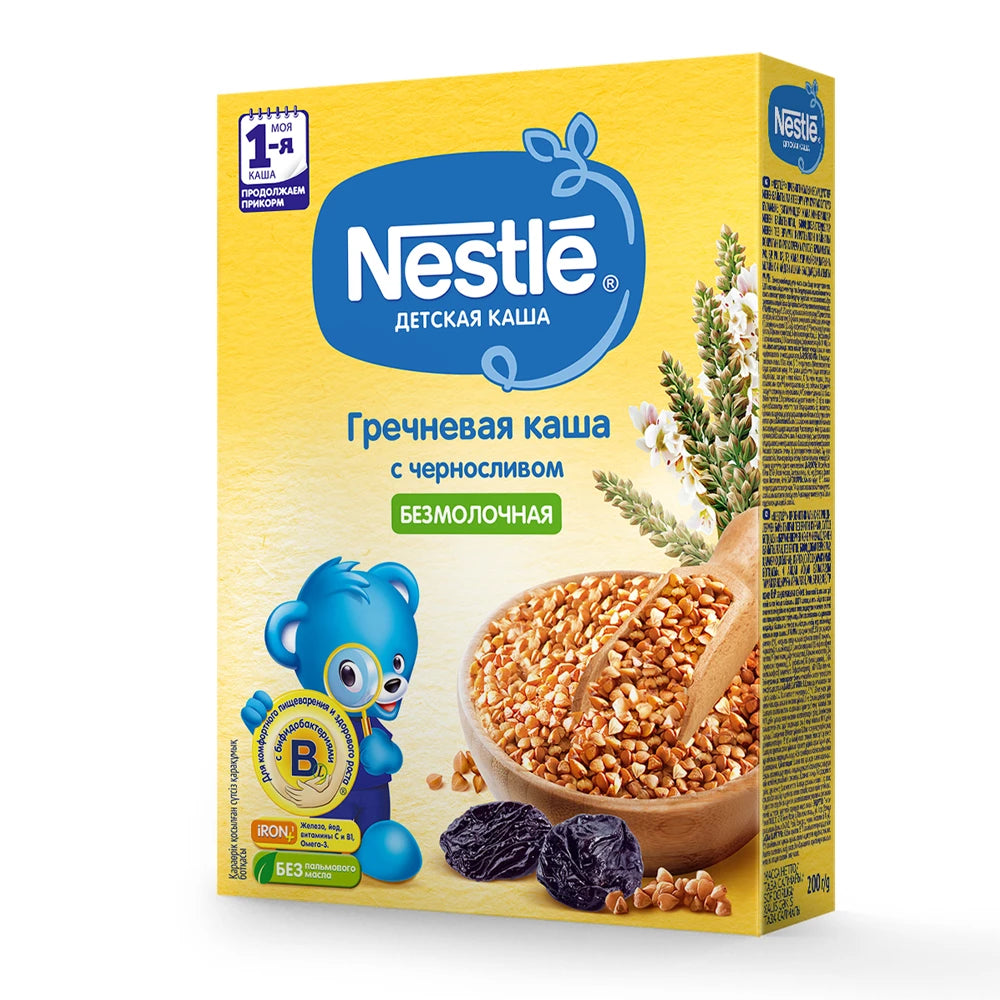 Nestle Каша гречневая, слива безмолочная 200g