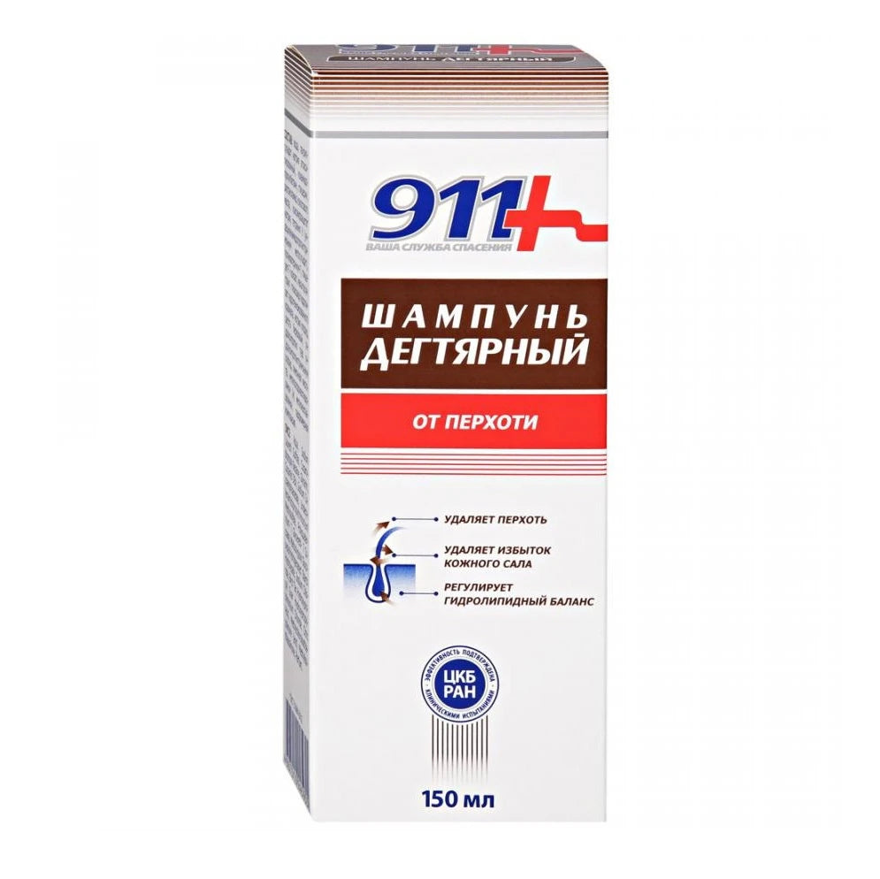 911 Sampon "Degtiarnii" antimatreata, antipsoriaza 150ml