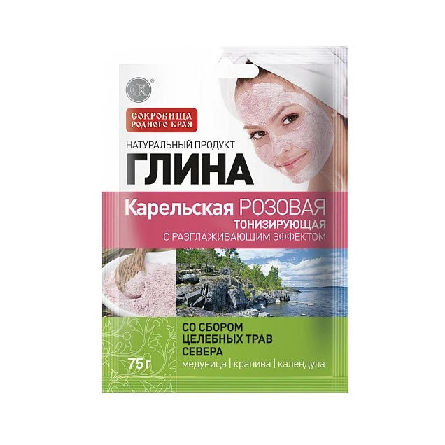 Fito Розовая карельская глина, тонизирующая, сбор северных лекарственных трав 75g