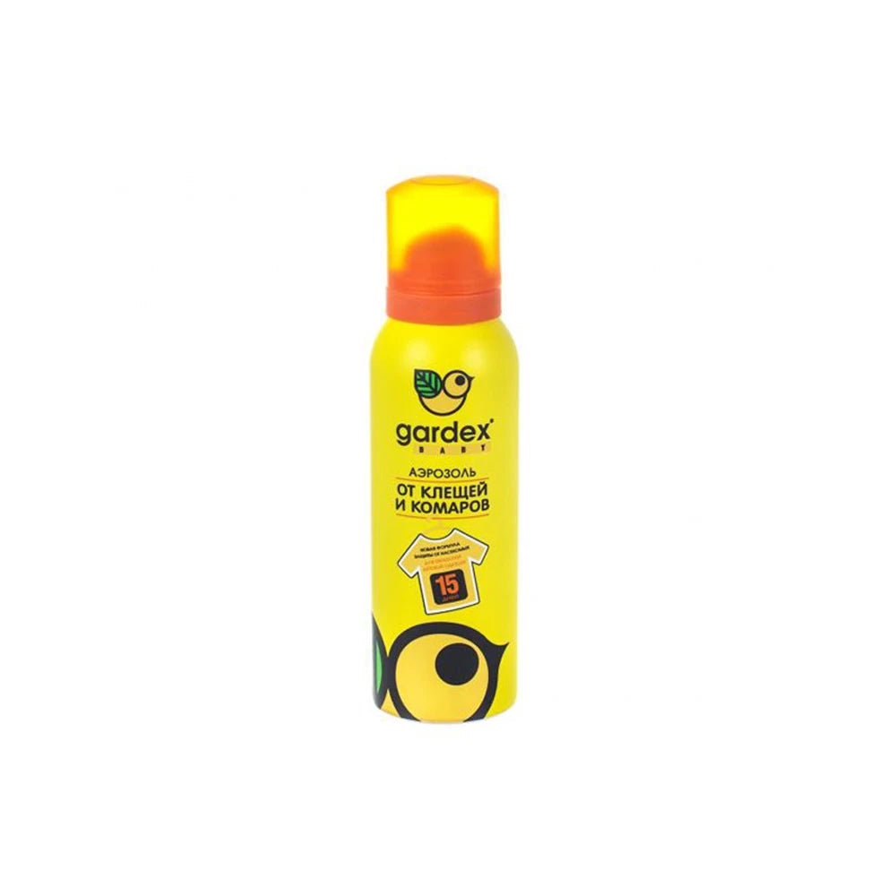Gardex Baby аэрозоль-репеллент против комаров и клещей для одежды /24/, 100ml