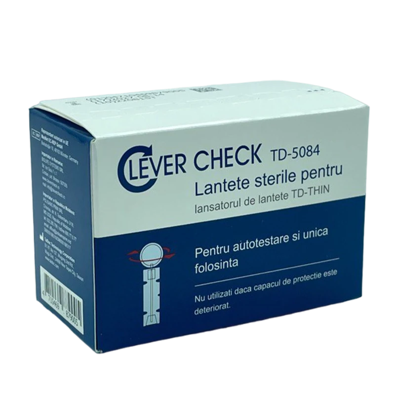 Clever Chek Lancete pentru glucometru (TD-5084) N100