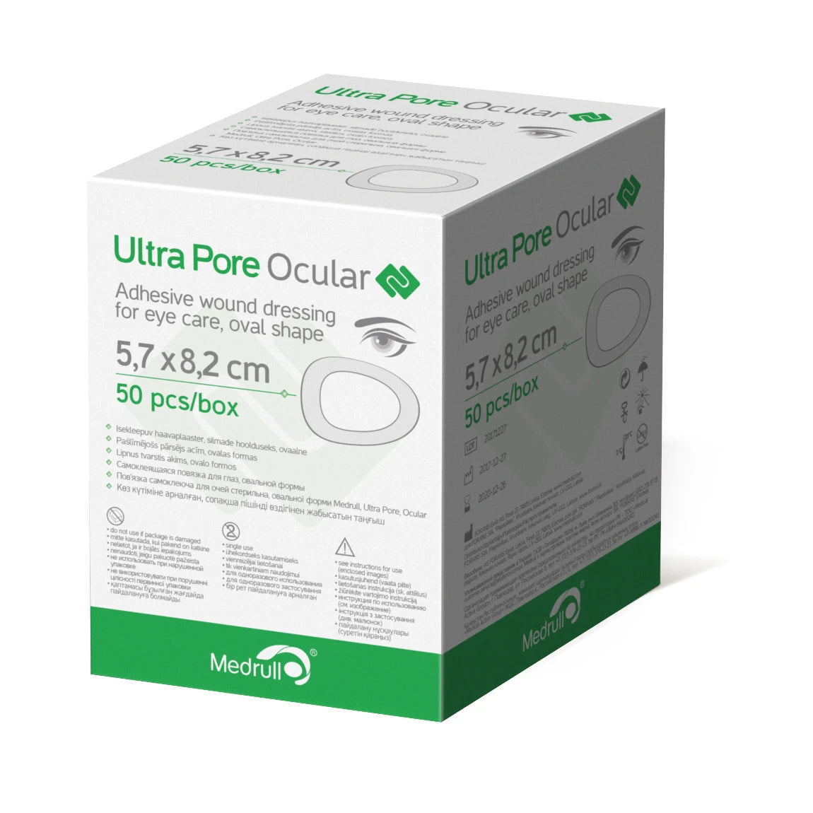 Forans Ultra Pore Овальный пластырь для глаз 5.7x8.2cm