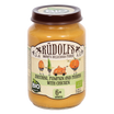 Rudolfs Organic Piure Zucchini, dovleac și cartof cu carne de pui 190g (6+)
