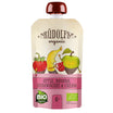Rudolfs Organic Pouch Mere, banane, capsuni și frisca 110g (6+)