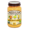Rudolfs Organic Piure Mere, banane, caise 190g (4+)