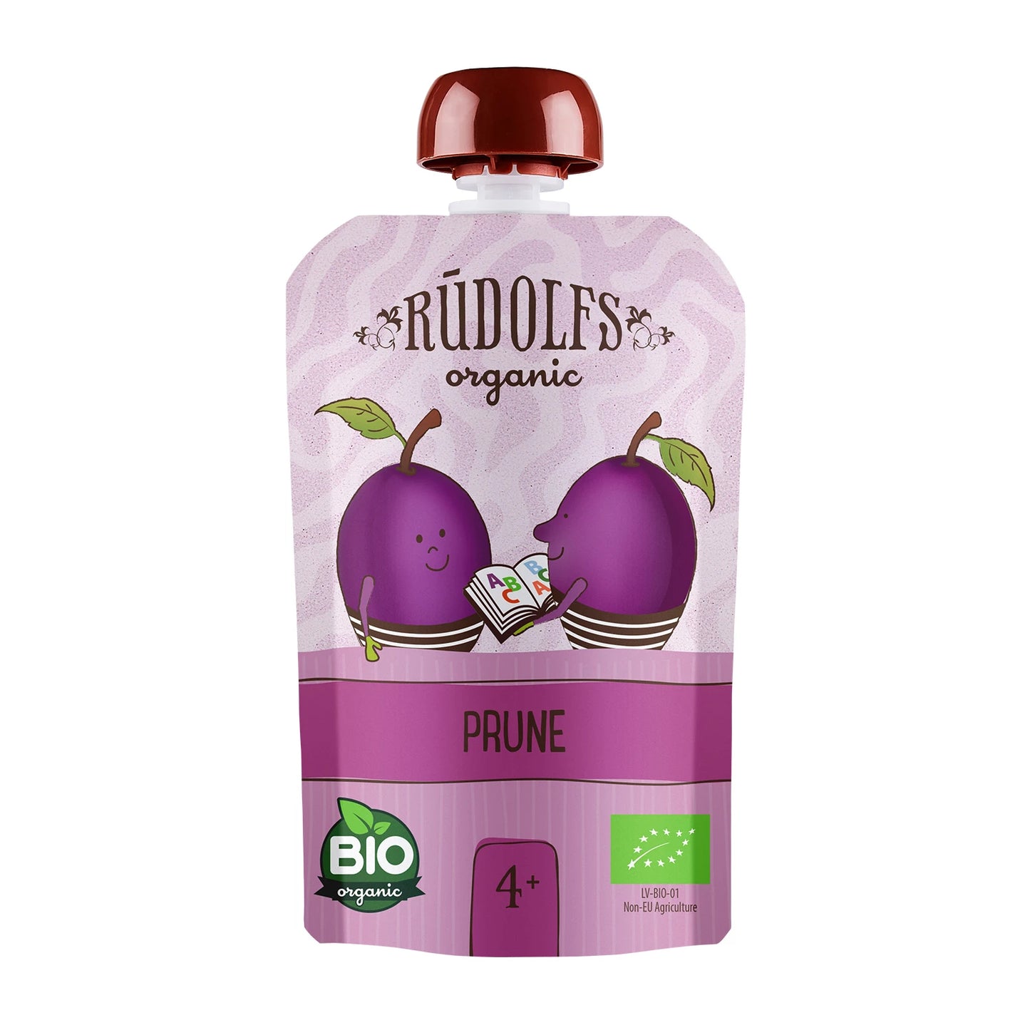 Rudolfs Organic Pouch Prune 90g (4+)