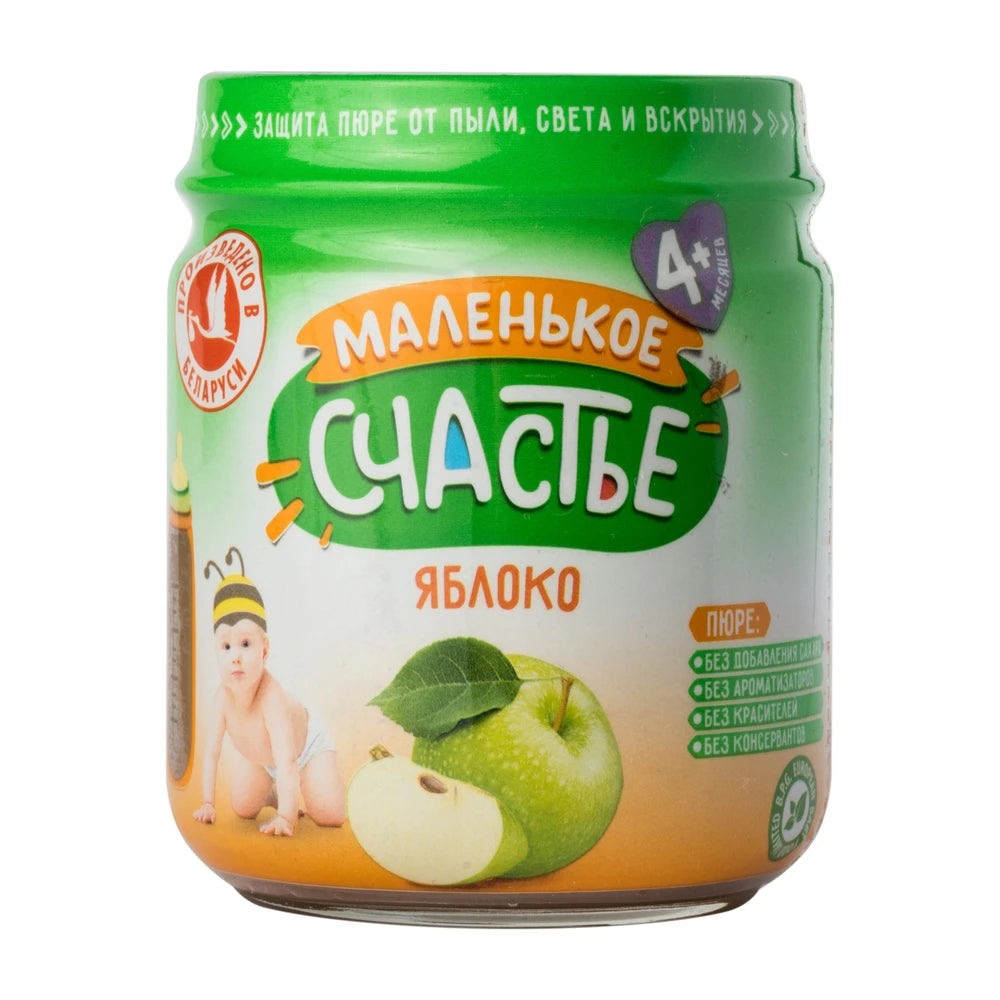 Malenikoe Sciastie Пюре яблочное 90g