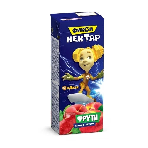 Fruti nectar măr,persic 0.2l