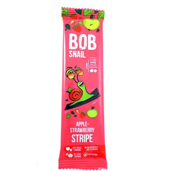 Bob Snail Dulciuri naturale măr,căpșună 14g