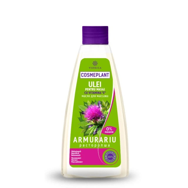 Viorica Cosmeplant Ulei pentru masaj vit.E, Armurariu, 200ml