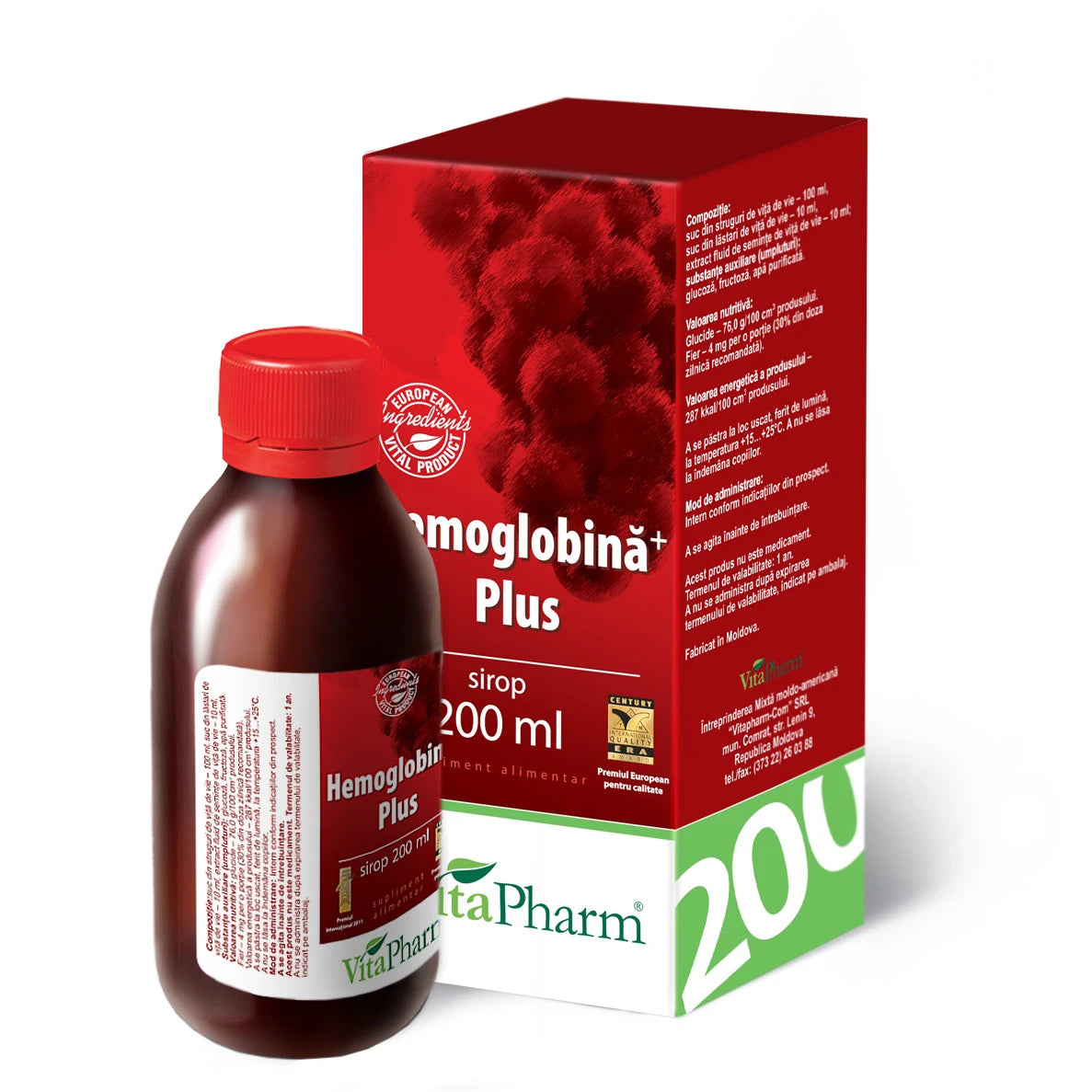 Hemoglobin Plus 200ml sirop