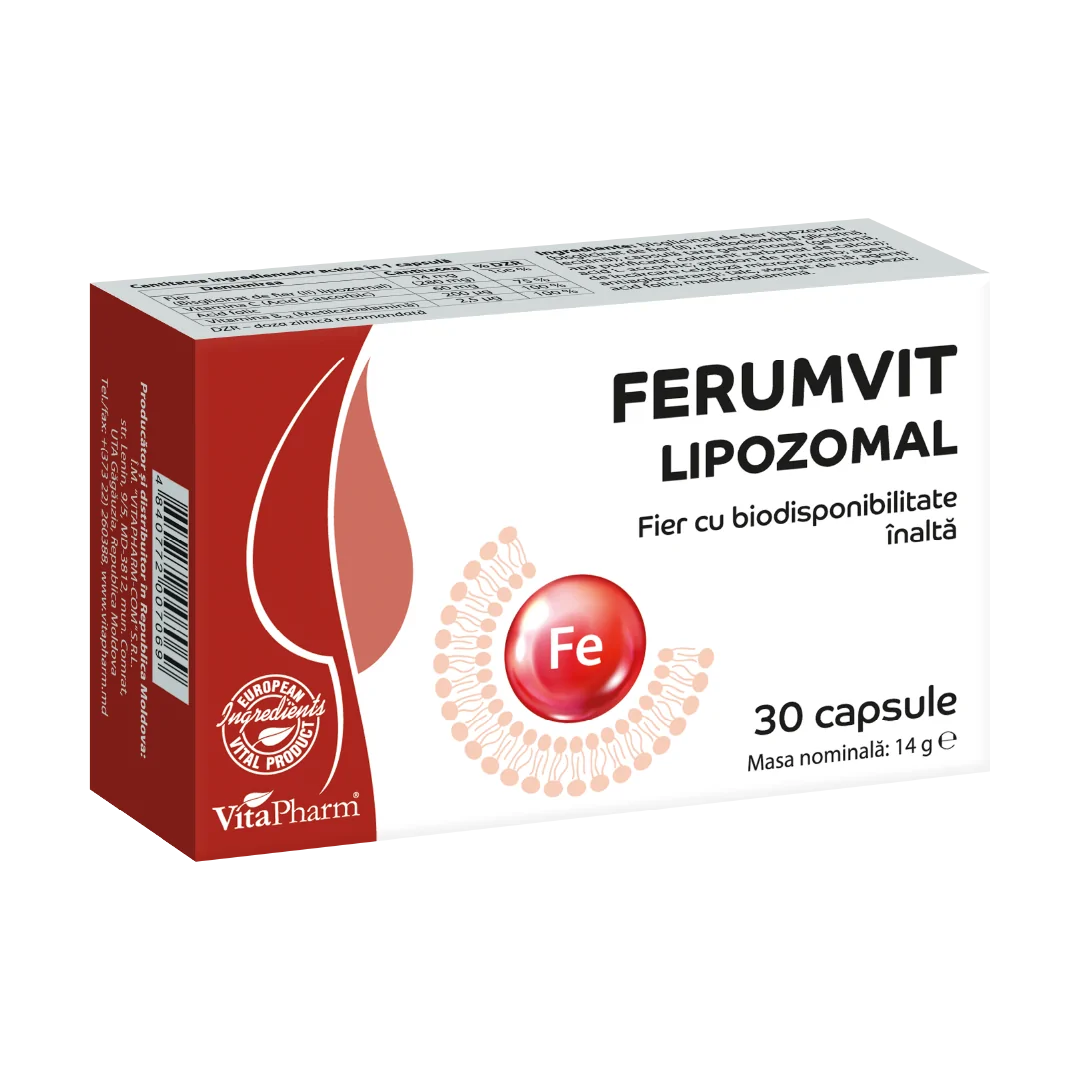 Ferumvit Lipozomal caps. N10x3