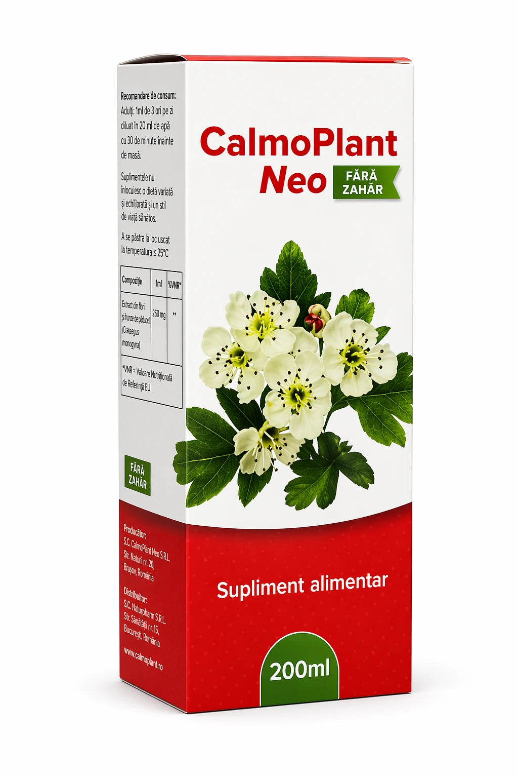 Calmoplant Neo 200ml sirop (fără zahar)