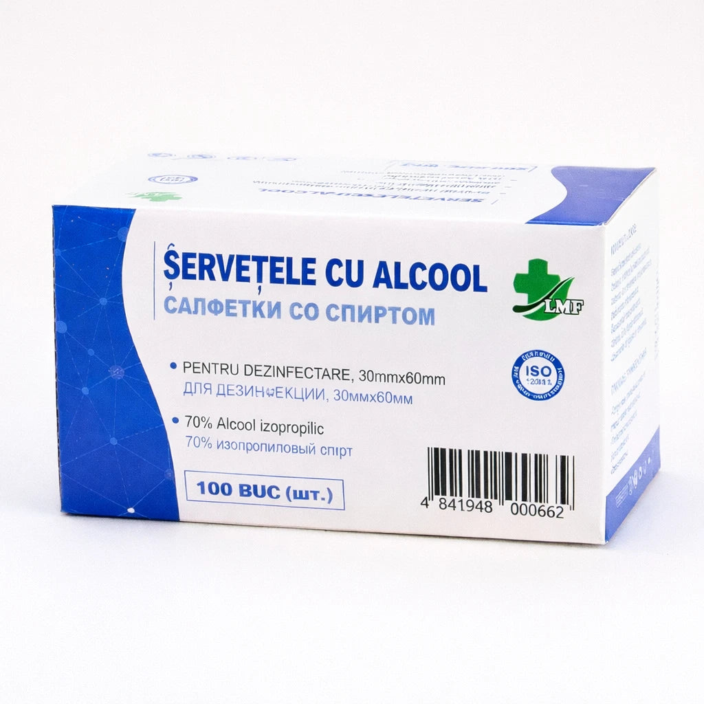 Șervețele cu alcool N100 (LMF,China)