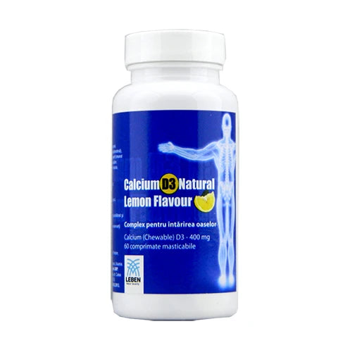 SBA Calciu+D3 Natural Lemon Flavour N120
