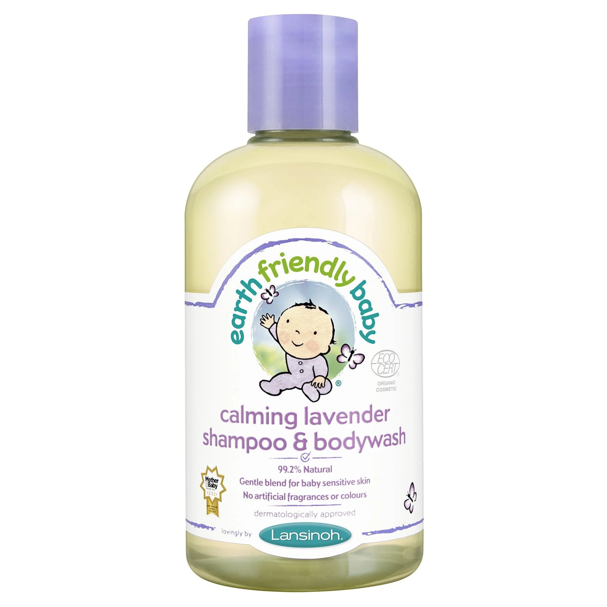 Lansinoh Шампунь и гель для душа для детей, с экстрактом лаванды, 0+, 250ml (82105)