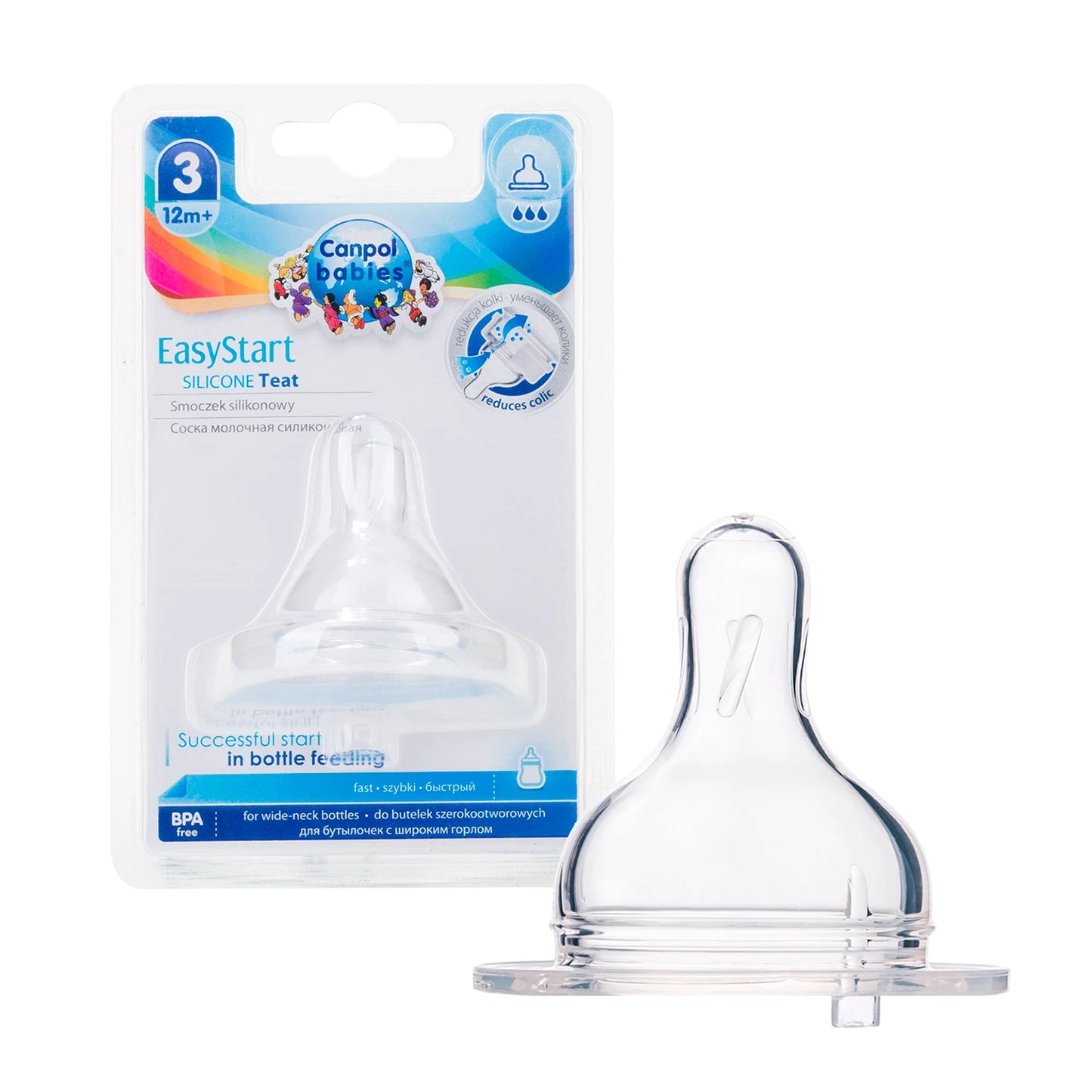 Canpol Baby 21/722 Tetina silicon curgere rapida