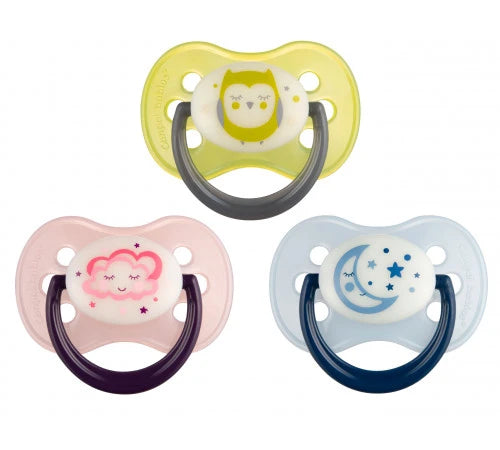 Canpol Baby 22/641 Suzeta rotundă silicon 18+luni Night Dreams