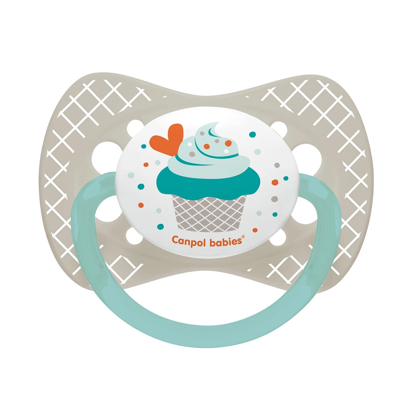 Canpol Baby 23/282 Suzeta simetrică silicon 0-6luni Cupcake