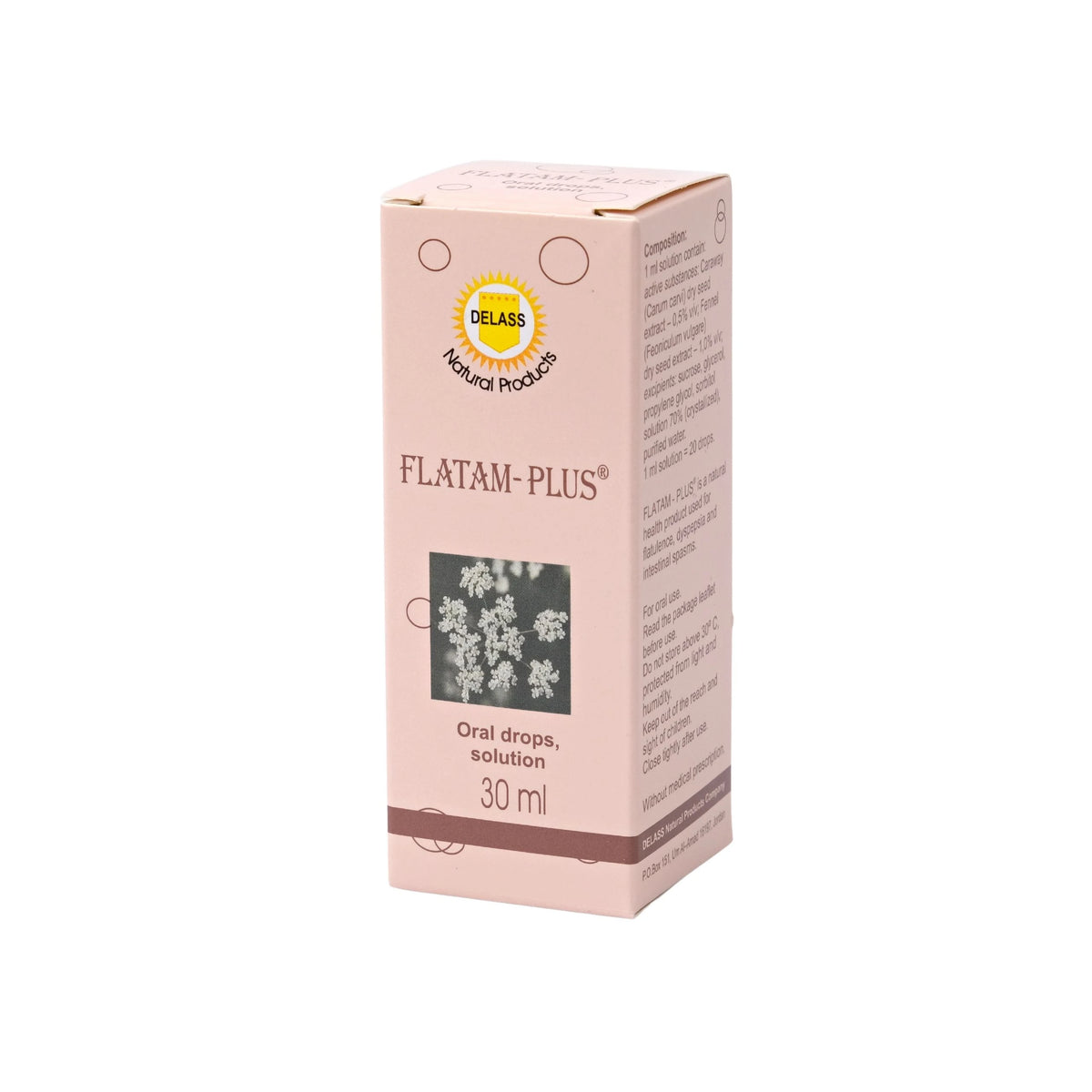 Flatam-Plus 0,5%+1%/ml 30ml капли оральные, р-р N1 (НДС=20%)